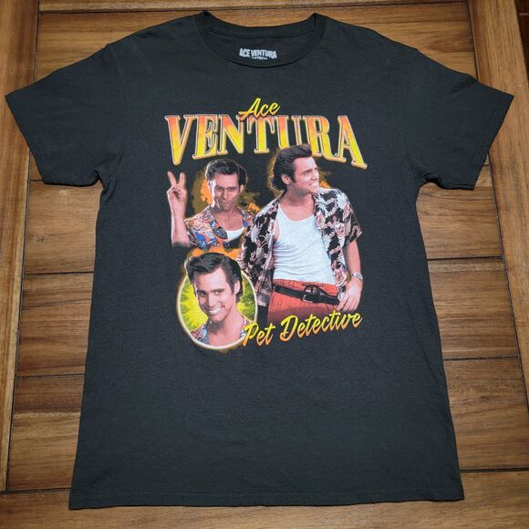 Ace Ventura Pet Detective SS Black Unisex Tee - Size Medium - Picture 2 of 4